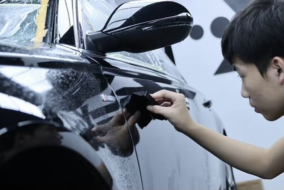 les polyuréthanes thermoplastiques de 8.5mil TPU dégagent le film protecteur des véhicules à moteur en plastique